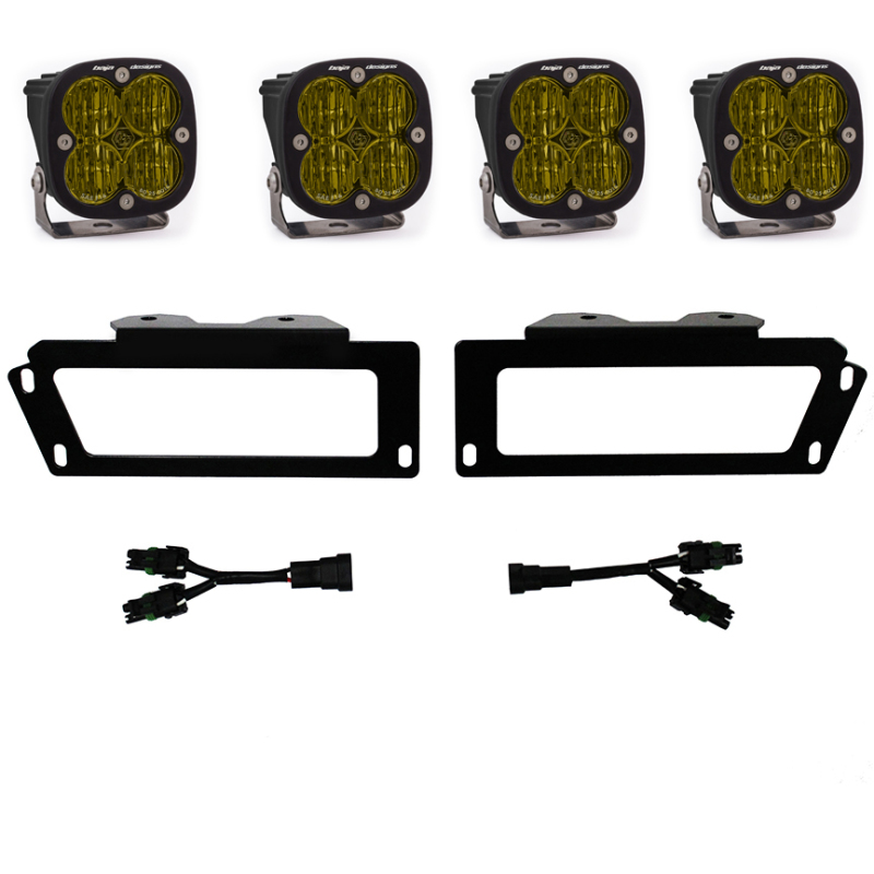 Baja Designs Fog Pocket Kit Amber Fits 09-12 Ram 2500/3500 - Click Image to Close