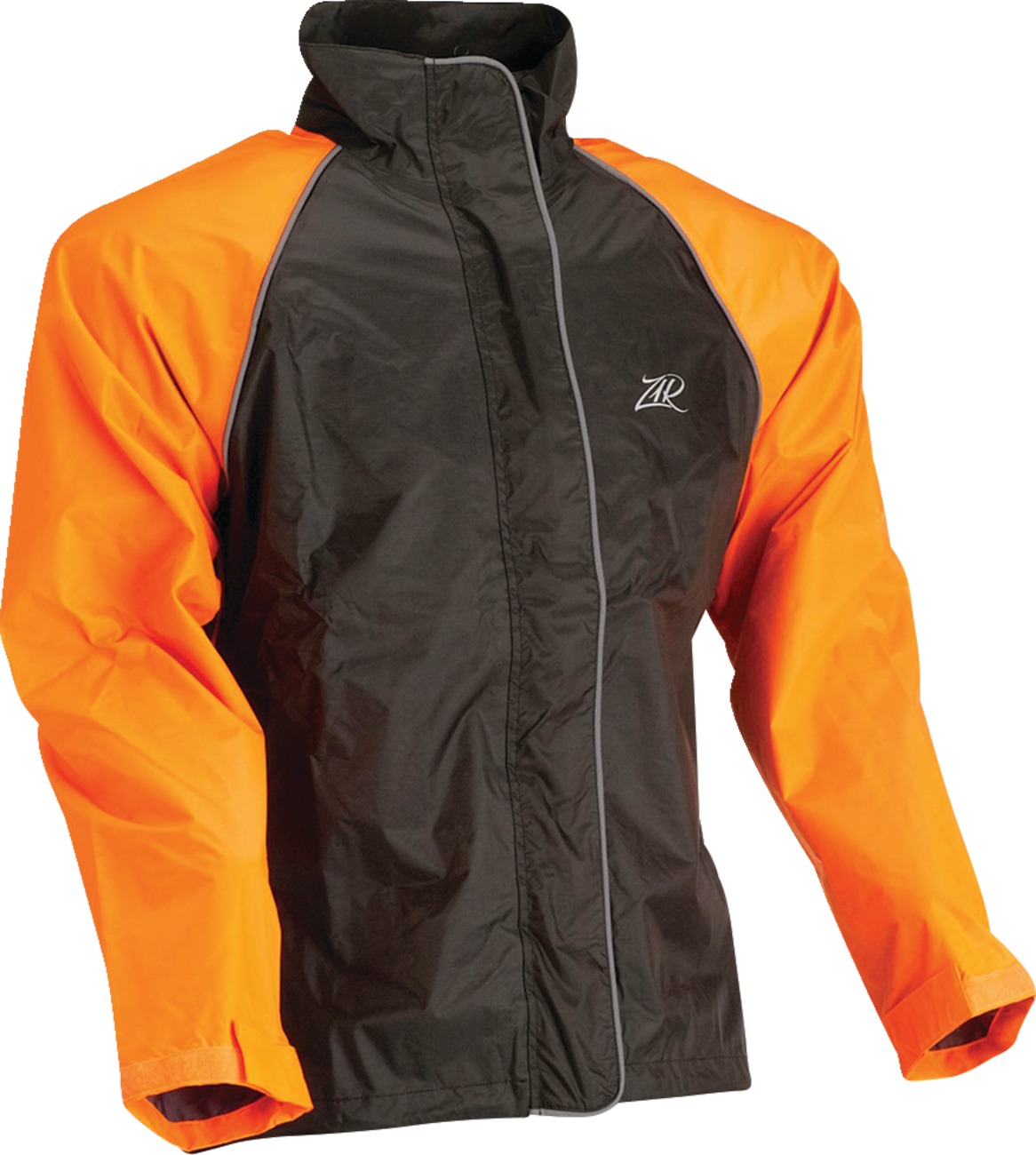 Z1R Women's Waterproof Rain Jacket Black/Orange Medium - Waterproof women's jacket, Black/Orange, size M - Click Image to Close
