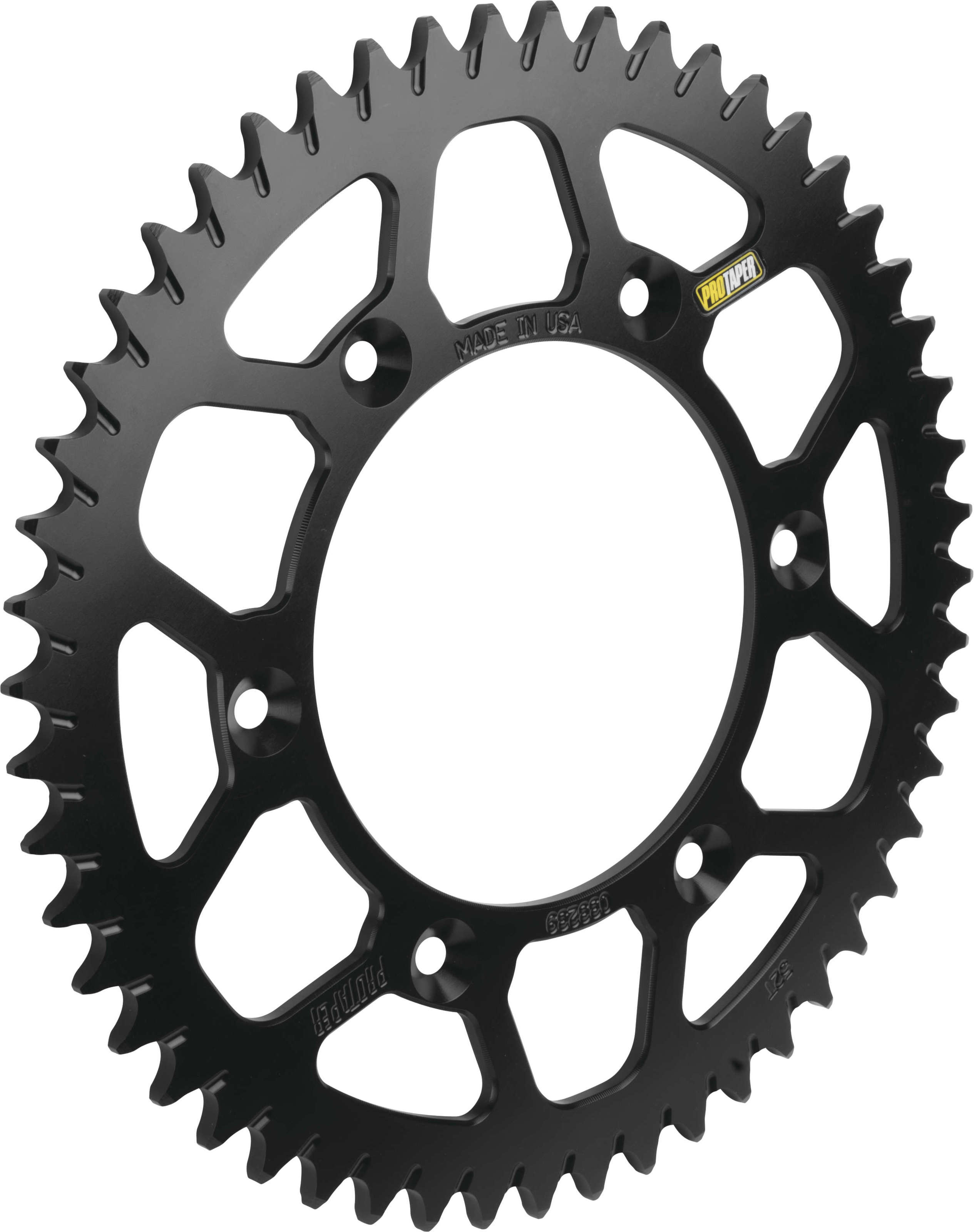 RS Rear Sprocket 47T 420 - Black - For 18-21 Yamaha YZ65 - Click Image to Close