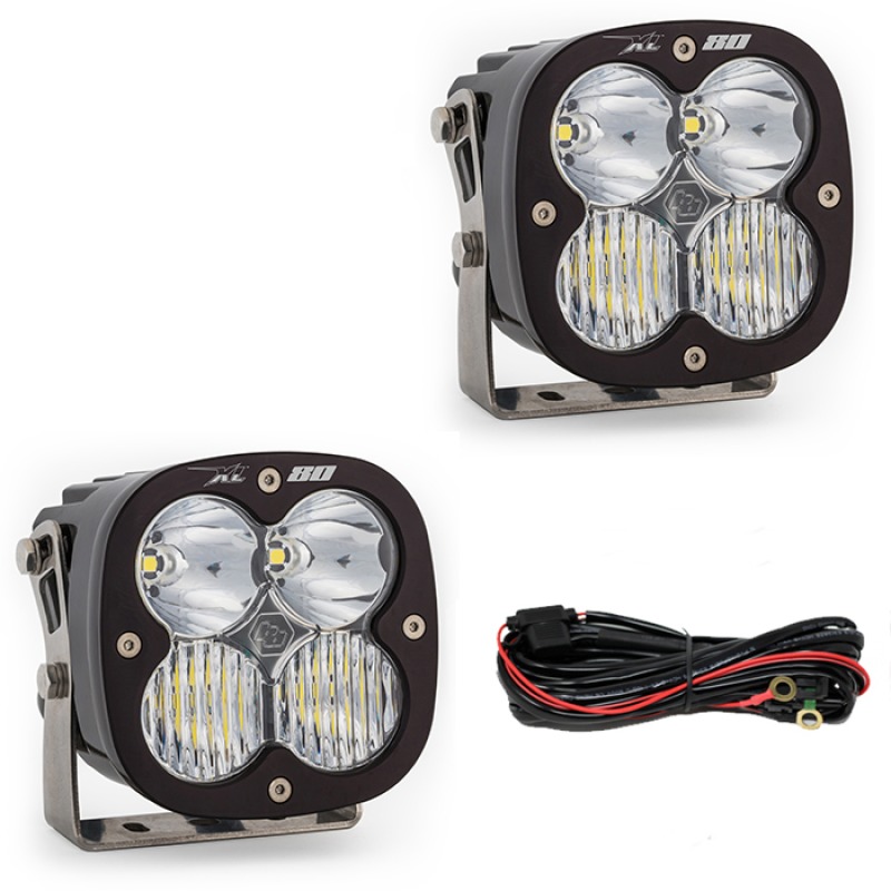 Jeep JL/JT Rubicon Steel Bumper LED Light Kit XL 80 by Baja Designs - Click Image to Close