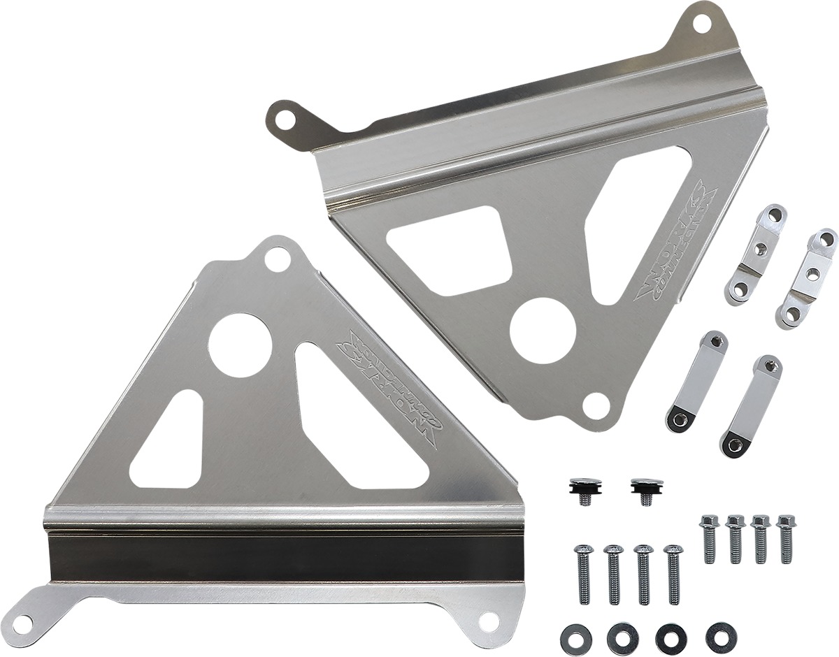 Aluminum Radiator Braces - For 18-21 YZ450F - Click Image to Close