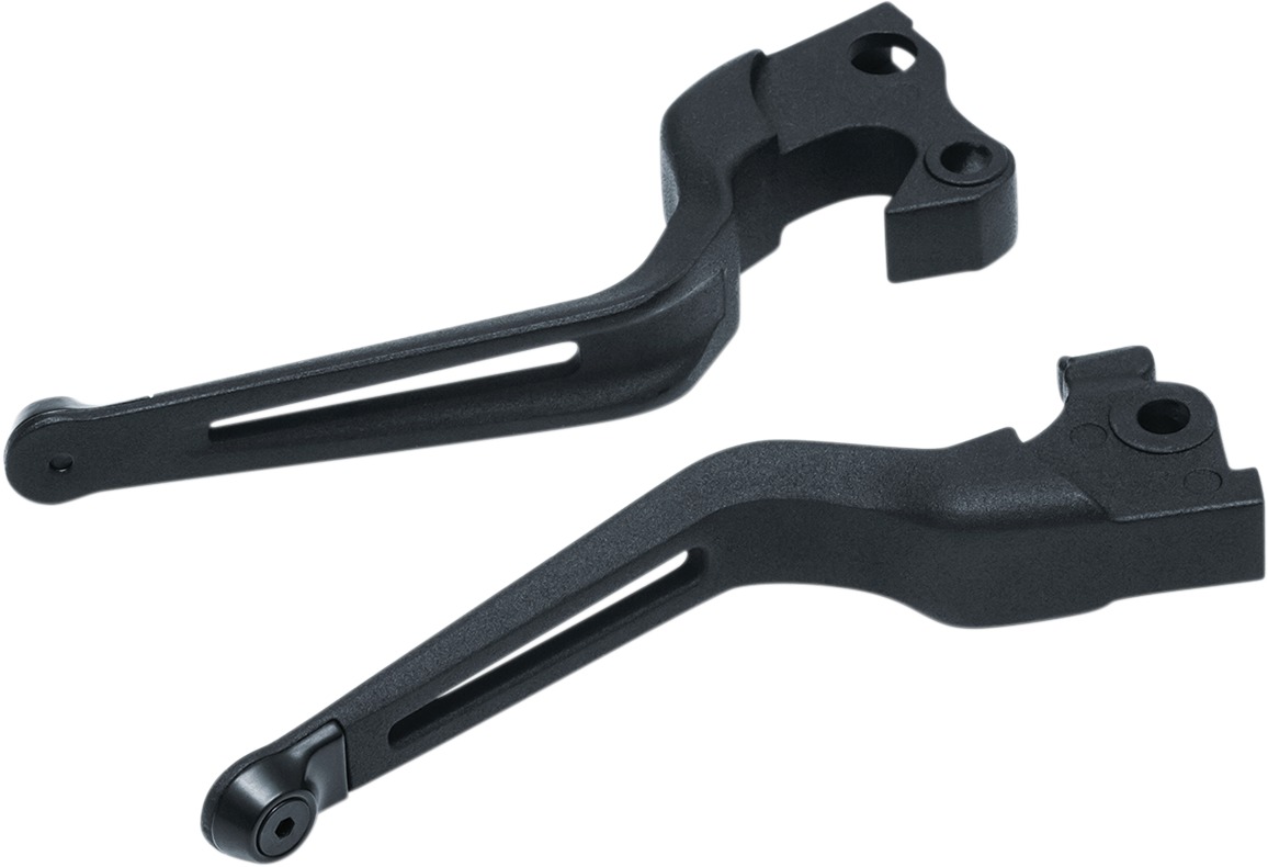 Aluminum Mechanical Brake/Clutch Lever Set - Black - Click Image to Close