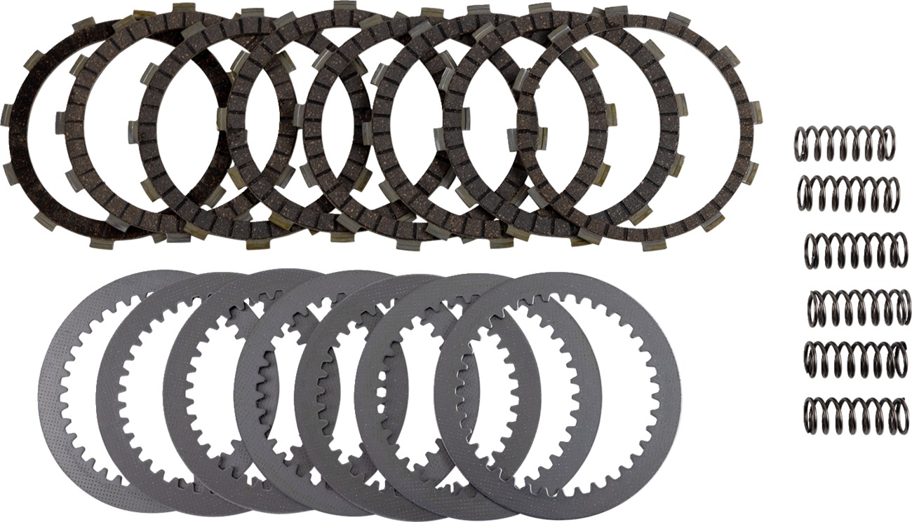 DRC Complete Clutch Kit - Cork CK Plates, Steels, & Springs - For DRZ400 LTZ400 DVX400 - Click Image to Close