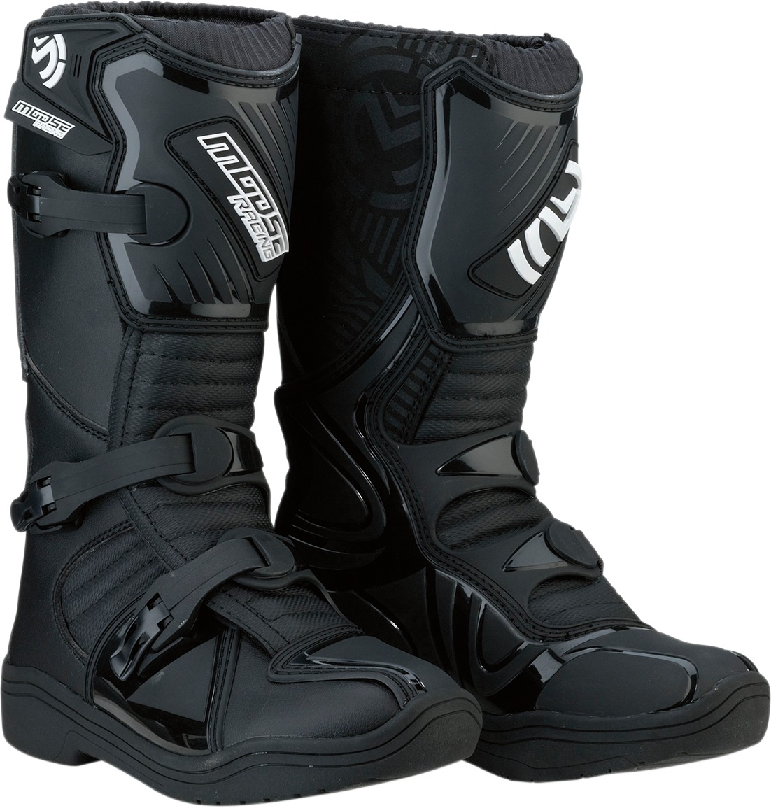 M1.3 Boots - Black Youth Size 3 - Click Image to Close