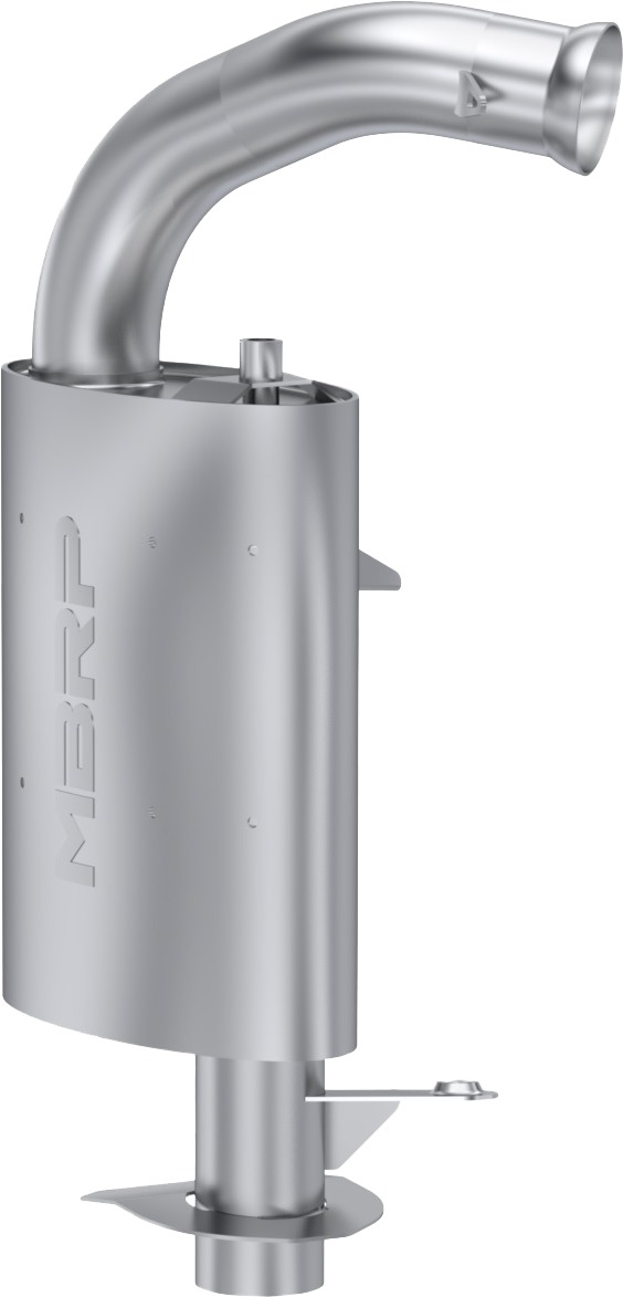 MBRP Quiet Exhaust for Lynx Shredder 850 E-TEC Gen5 2023 - Trail performance muffler for Lynx Shredder 850 Gen5 - Click Image to Close