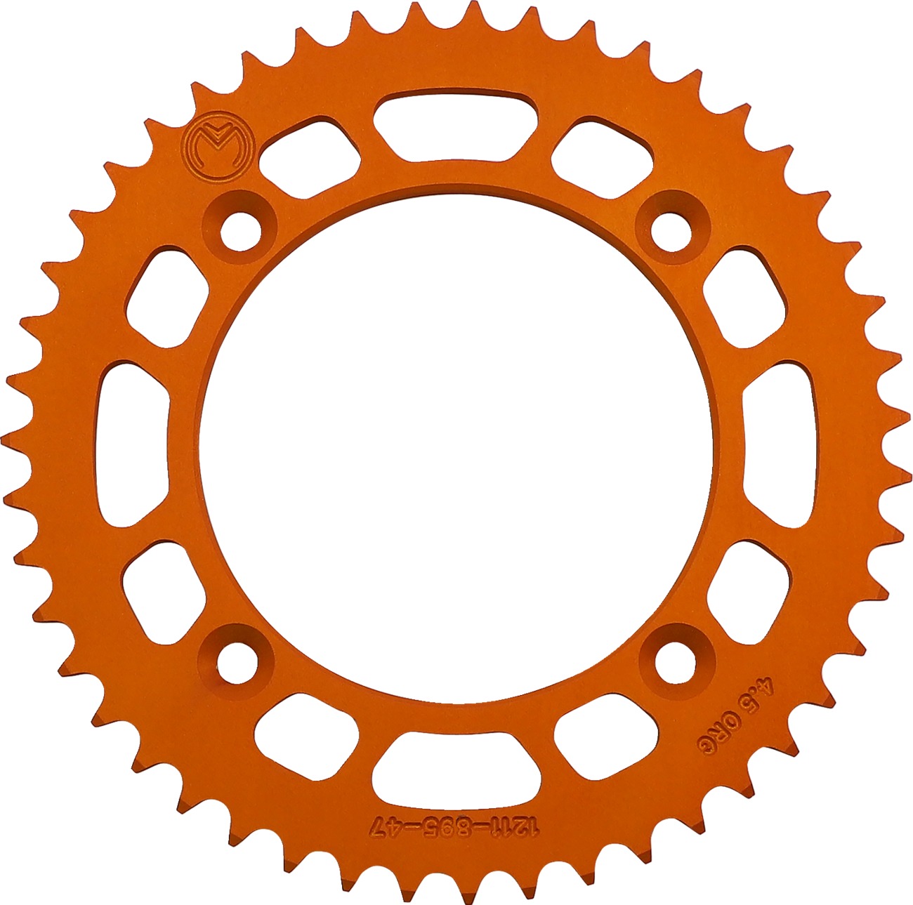 Moose Offroad Rear Aluminum Sprocket 47T Orange For KTM/Husqvarna 85/105 - Click Image to Close