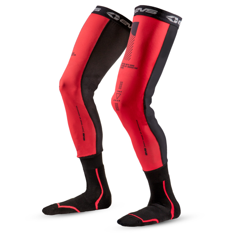 EVS Fusion Sock/Sleeve Combo 40th Anniversary Red L/XL - Large/XL Red 40th Anniversary Limited Edition Socks - Click Image to Close