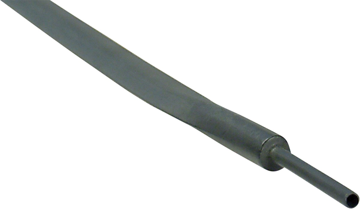 DEI Hi-Temp Shrink Tubes Black 12.7mm x 4ft - Flexible polyolefin tubing, 12.7mm x 4ft, Black - Click Image to Close