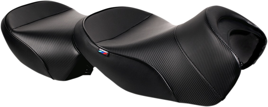 World Sport Performance Plain CarbonFX Vinyl 2-Up Seat - BMW R1100/1150 - Click Image to Close