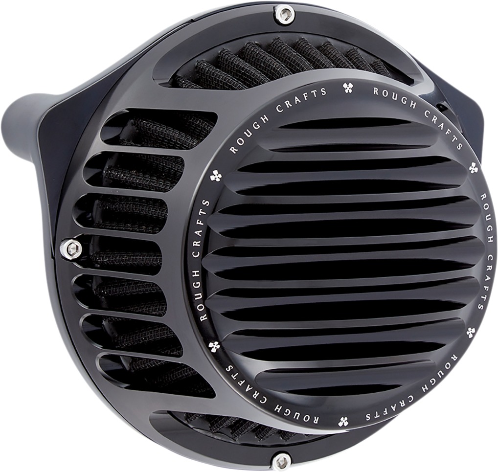 Rough Crafts Round Air Cleaner Black RC-600-009 - Click Image to Close