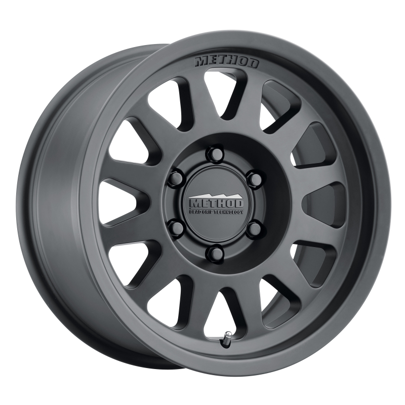 MR704 17x8.5 0mm Offset 6x135 87mm CB Matte Black Wheel - Click Image to Close