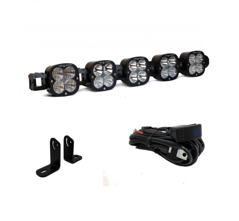 Baja Designs Linkable XL Roof Bar Light Kit for RZR Turbo S - Click Image to Close