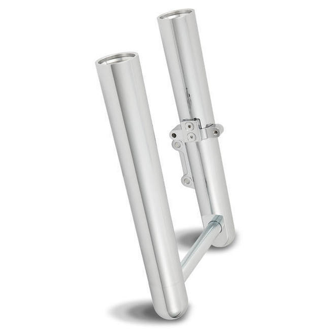 Arlen Ness Hot Leg Fork Legs Chrome Smooth Single Disc - Click Image to Close