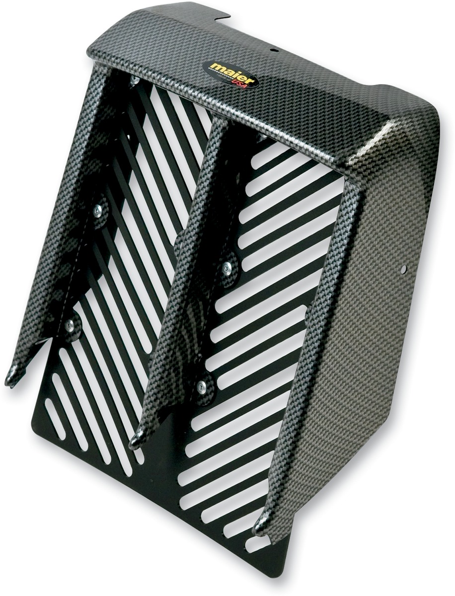 Maier ATV Radiator Air Scoop Black Carbon Fiber For Yamaha Banshee - Click Image to Close