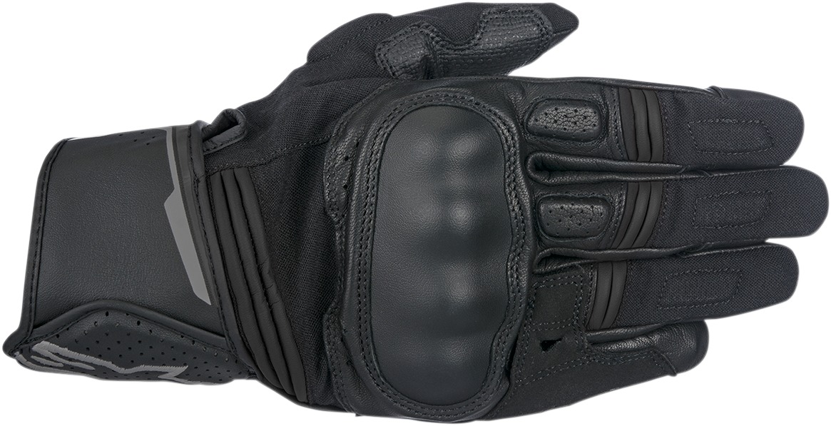 Booster Motorcycle Gloves Black/Coal X-Large - Click Image to Close