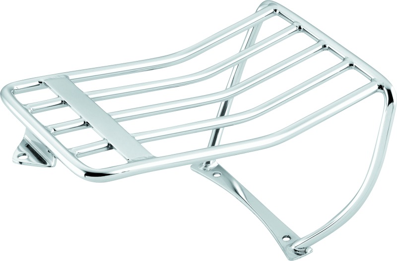 Biker's Choice Chrome Bobtail Rack Fits 2006-2012 FXST - Click Image to Close