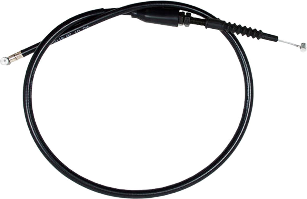 Black Vinyl Clutch Cable - Kawasaki KX80/KDX80 - Click Image to Close