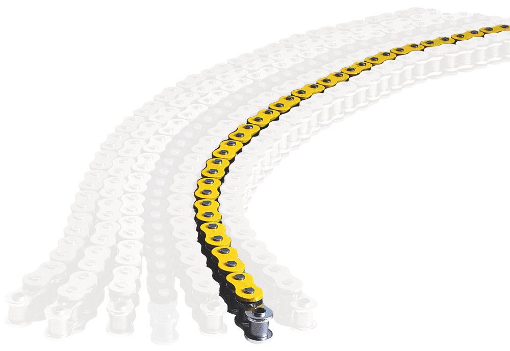 Vortex MVXZ2 Series 525X120 Yellow Chain Fits 04-09 Aprilia RSV R - Click Image to Close