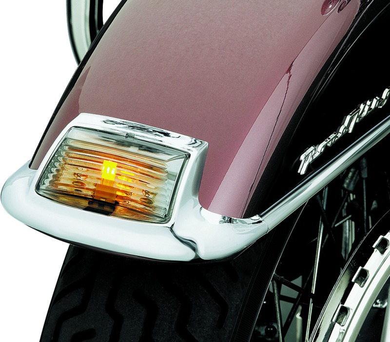 Kuryakyn Front Smoke Fender Tip Lens With LED - Click Image to Close