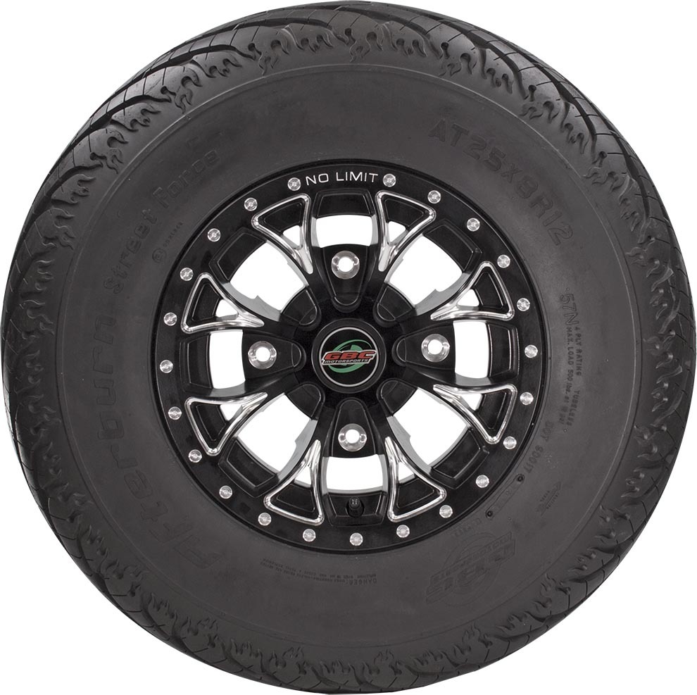Afterburn Street Force Front or Rear Tire 26X9R-14 - Click Image to Close