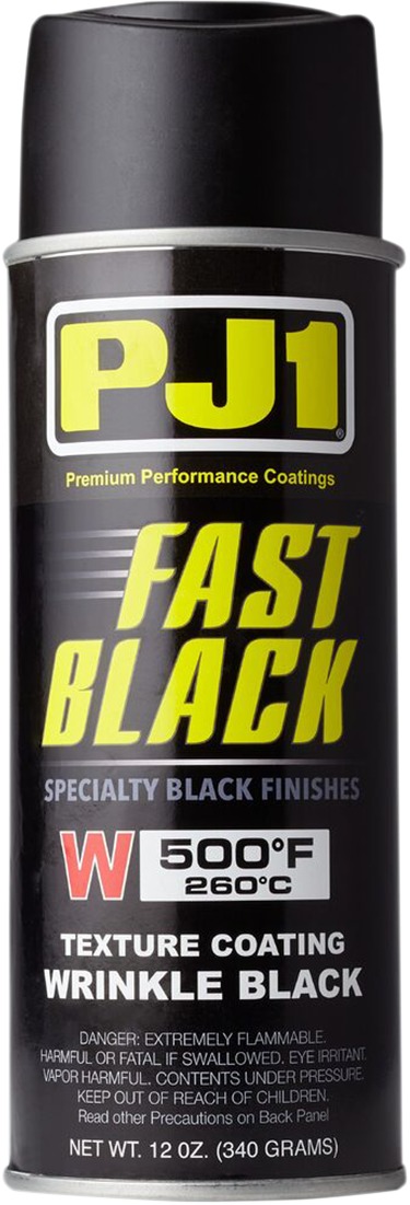Fast Black 500f Engine Paint, Wrinkle Texture Finish, 11oz Aerosol - Click Image to Close