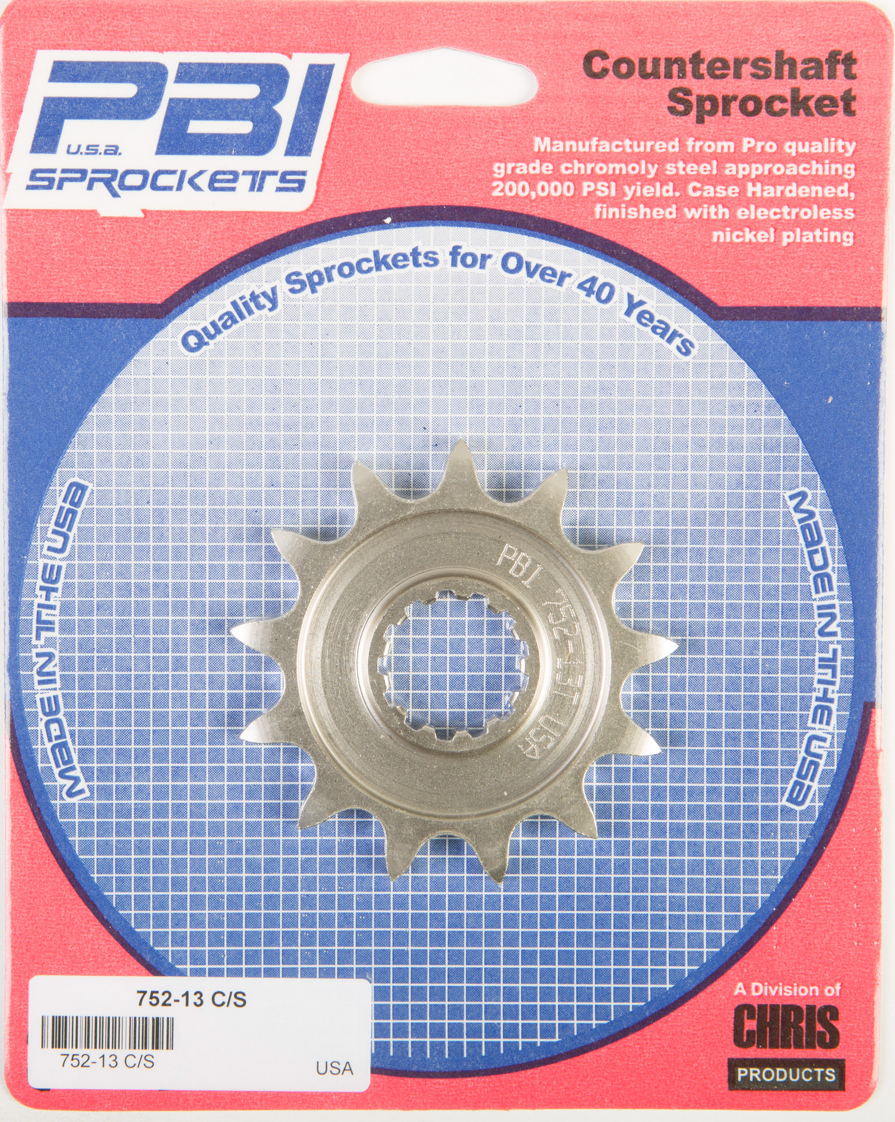 Steel Countershaft Sprocket 13T 520 - For 01-20 Yamaha GasGas - Click Image to Close
