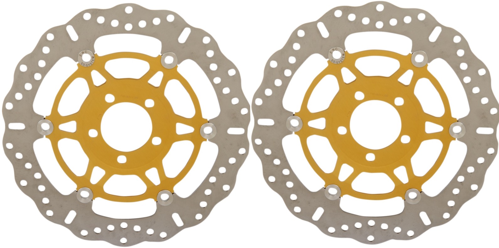 Floating Contour Brake Rotor Front Set - Click Image to Close