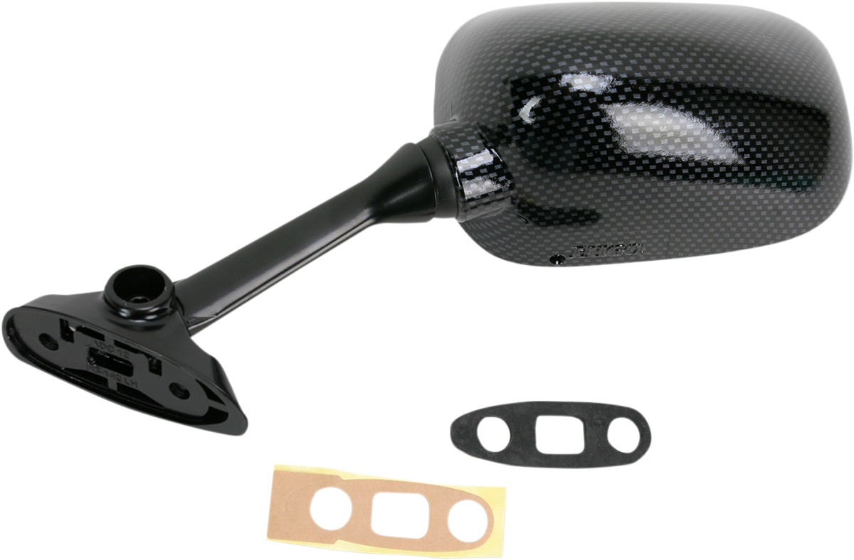 Left Mirror Replacement - Carbon Fiber Look - 02-03 Suzuki GSXR600/750 & 02-03 Suzuki GSXR750 - Click Image to Close