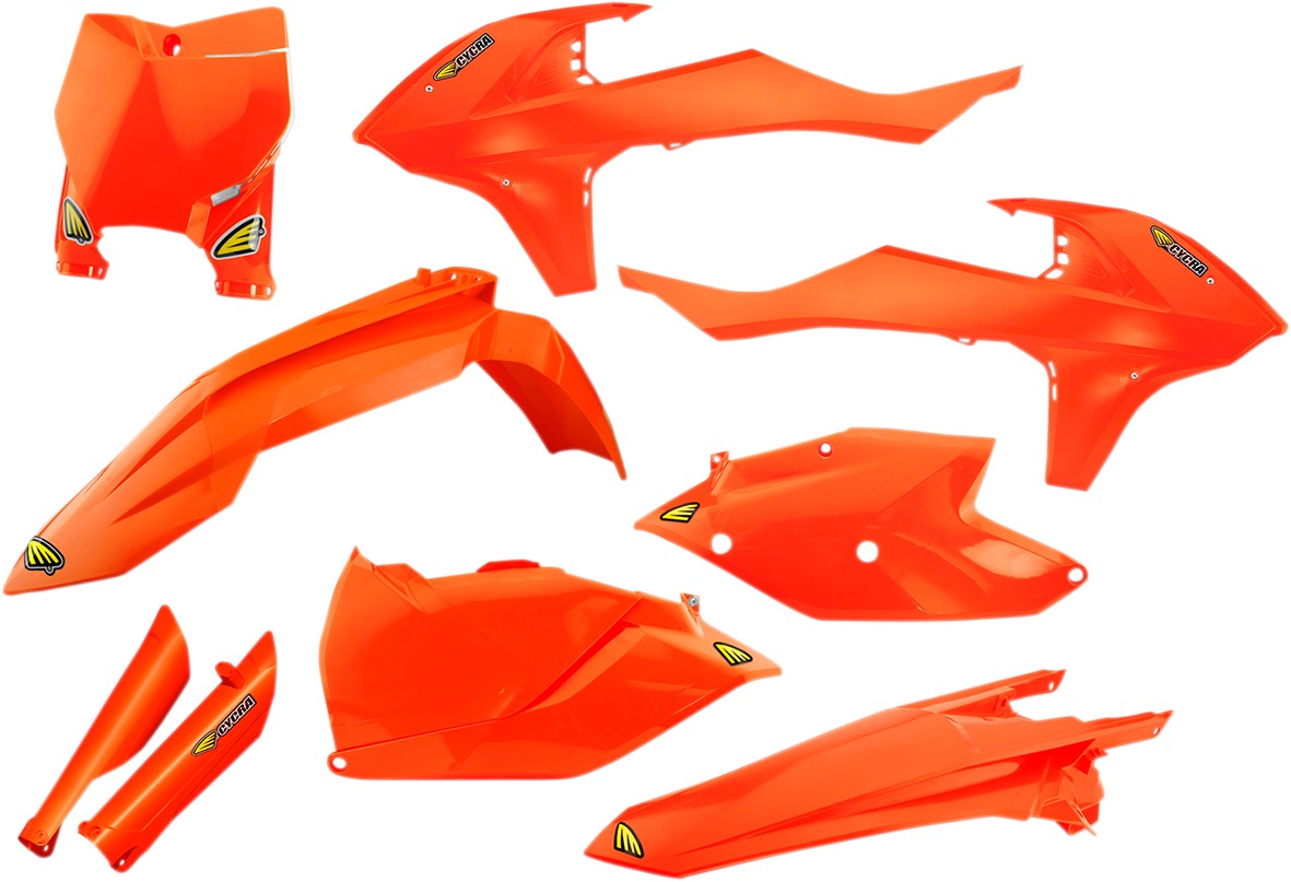 Cycra Powerflow Body Kit - Orange Fits KTM - Click Image to Close