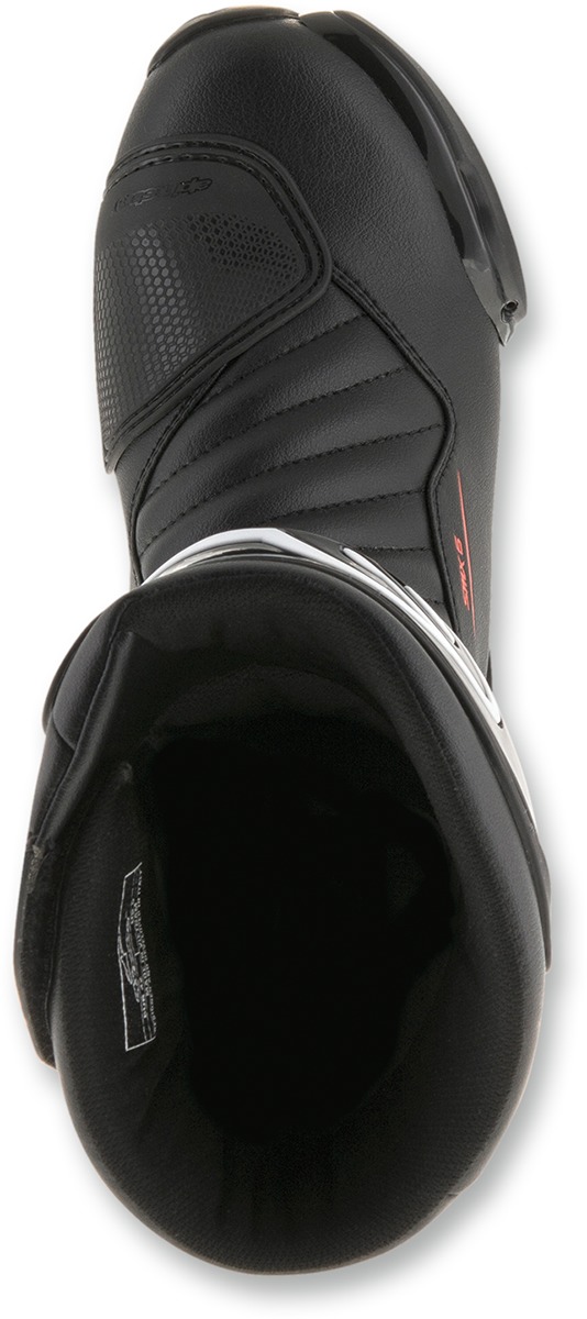 SMX-6 Drystar V2 Street Riding Boots Black/Red US 7.5 - Click Image to Close