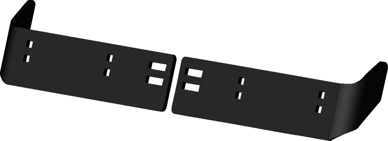 KFI Plow Curb Guard Pair Black Steel for Poly & Pro-S Blades - Click Image to Close