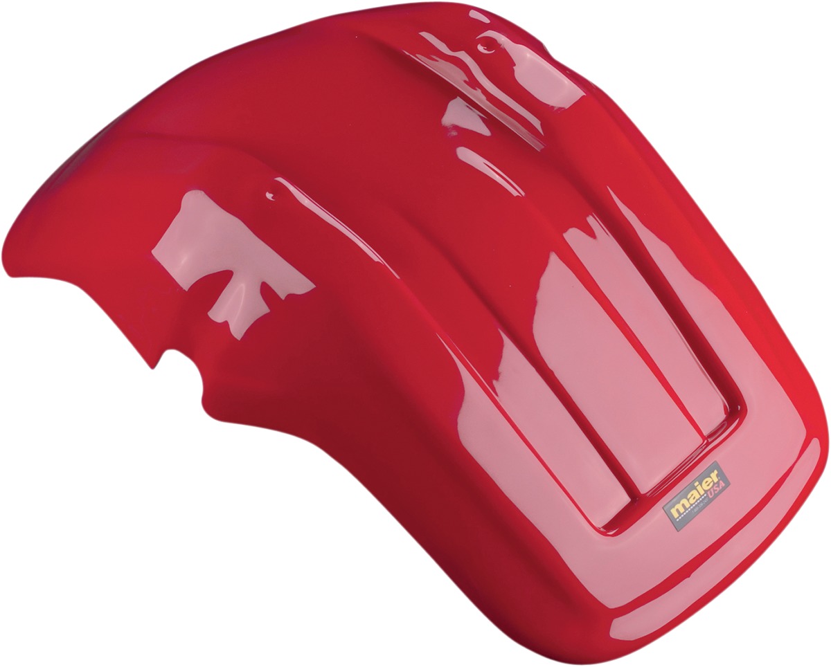 Dark Red Front Fender - 82-84 Honda ATC200E/ES - Click Image to Close