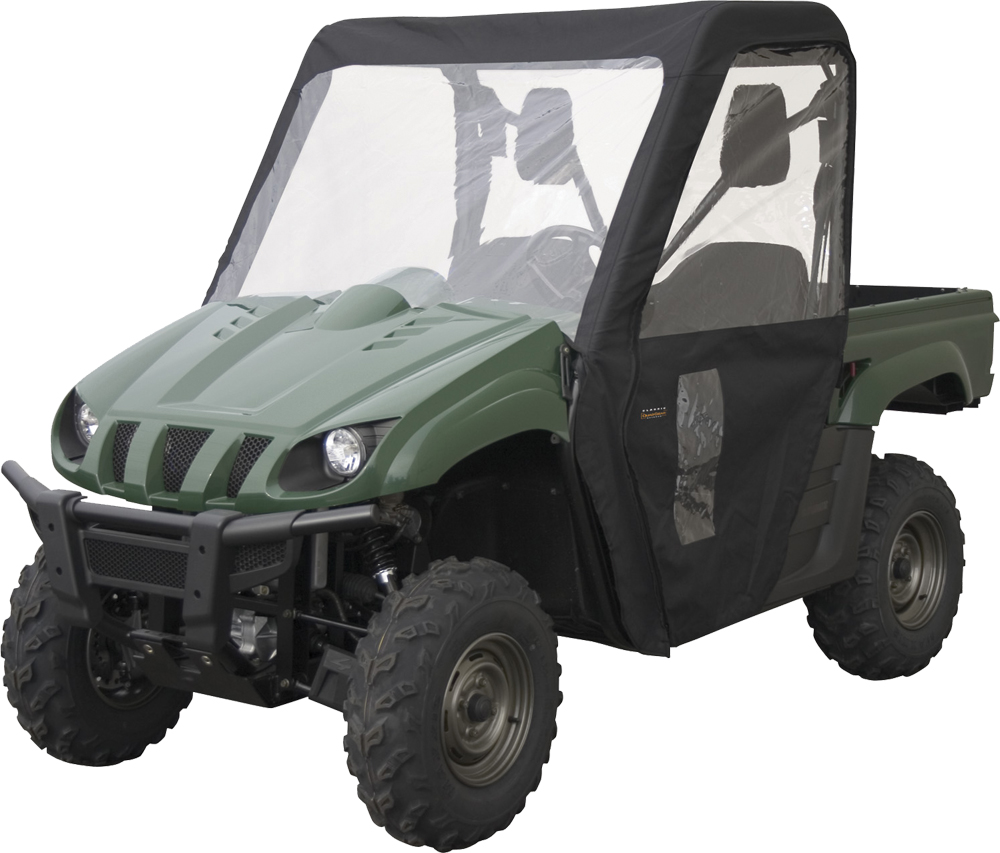 Cab Enclosure - Black - For 04-13 Yamaha Rhino - Click Image to Close