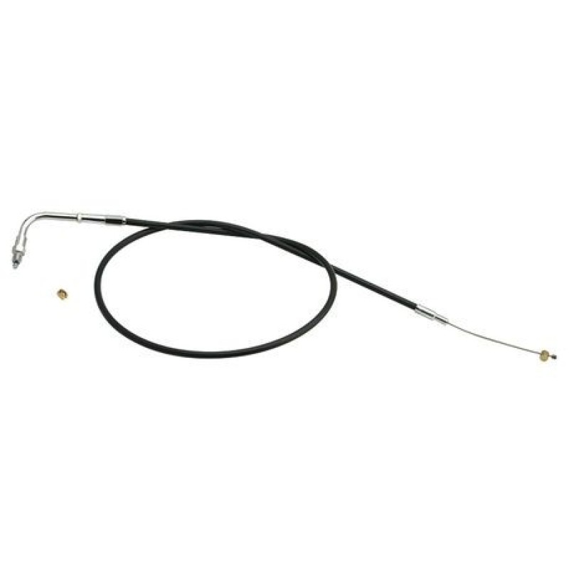 S&S 39in Threaded Throttle Cable - Close Side (81-95 HD) - Click Image to Close
