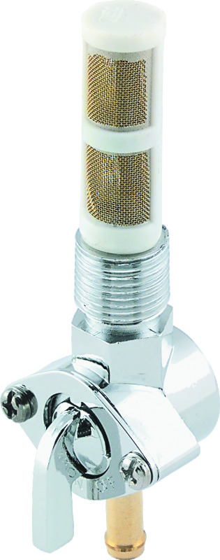 Bikers Choice Chrome Petcock 3/8 NPT Down Outlet For 66-74 FL FX, 57-74 XL - Click Image to Close