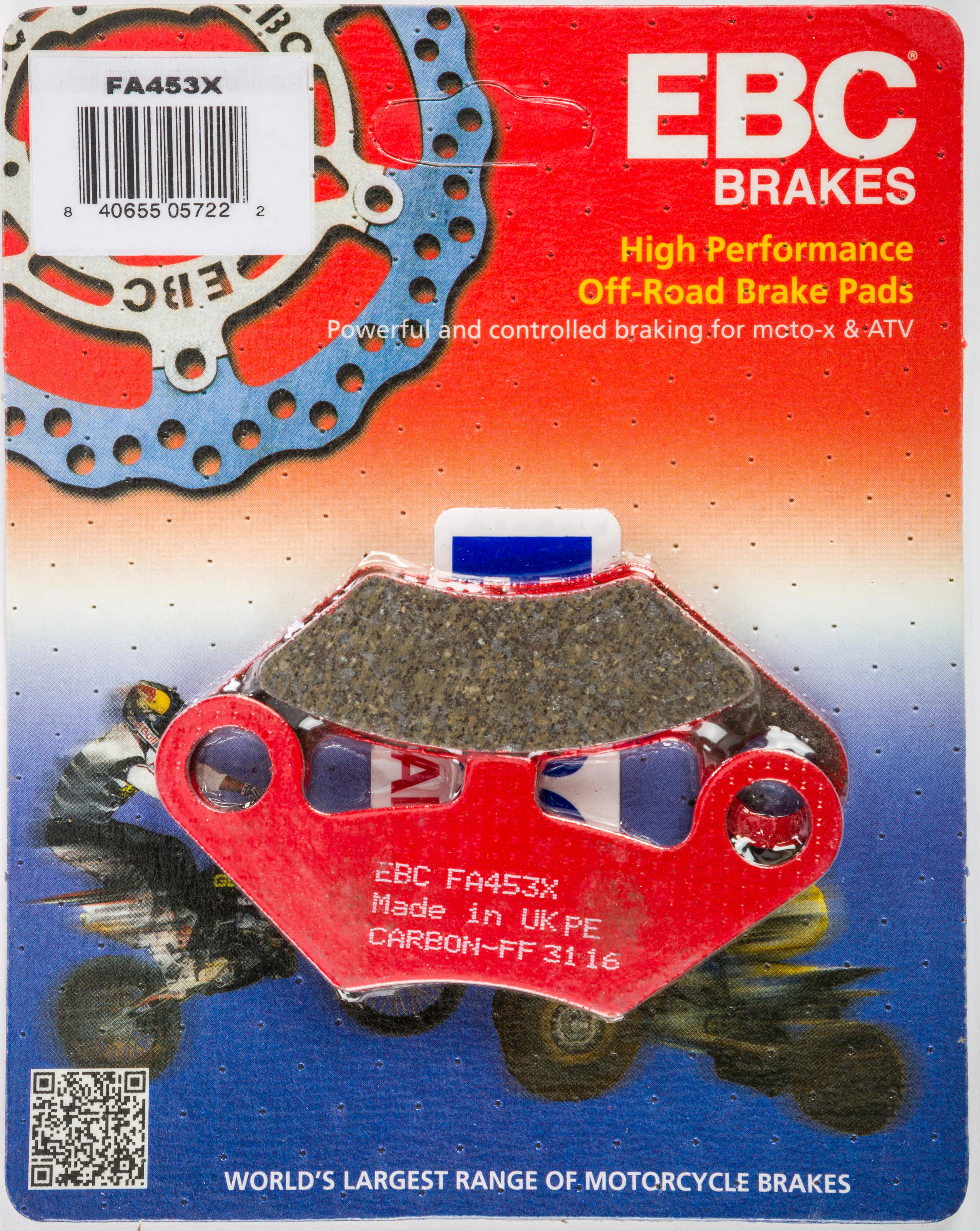 Aramid/Carbon Brake Pads - 14-16 CFMoto CForce 400/500/800 - Click Image to Close