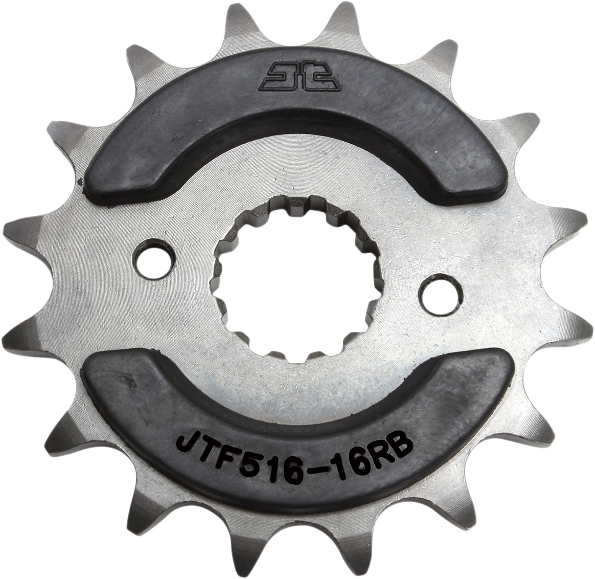 Front Steel Countershaft Sprocket w/ Rubber Damper - 16 Tooth 520 - Click Image to Close