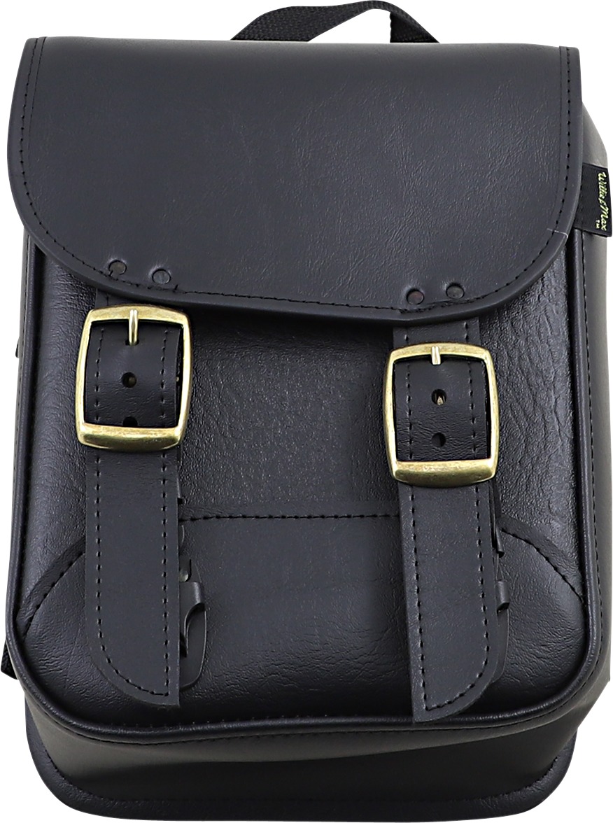 Willie & Max Brass Monkey Sissy Bar Bag Black 8"x10"x4.5" - Click Image to Close