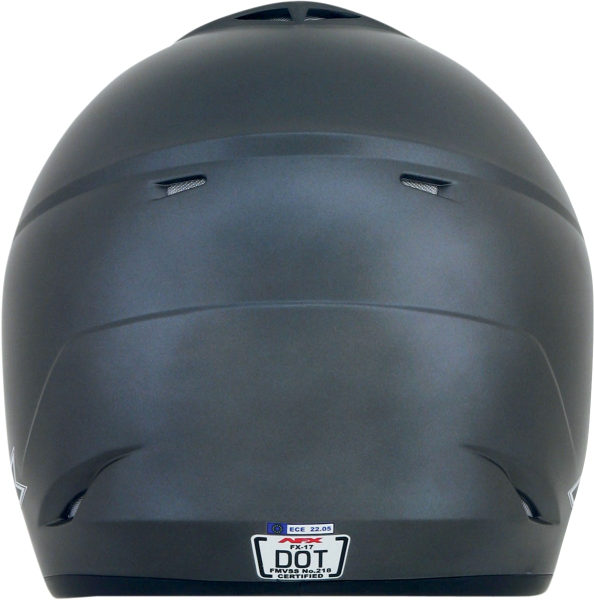 FX-17 Full Face Offroad Helmet Matte Gray 4X-Large - Click Image to Close