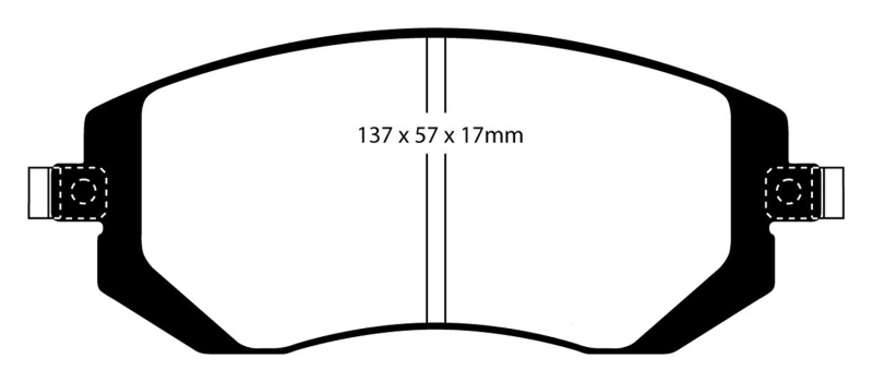 Bluestuff Front Brake Pads - For 03-05 Subaru Impreza 2.0 Turbo WRX - Click Image to Close