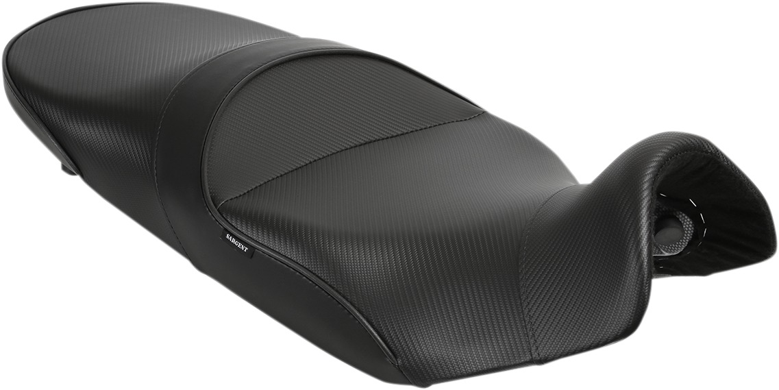 World Sport Performance Plain CarbonFX Vinyl 2-Up Seat - VStrom 650 - Click Image to Close