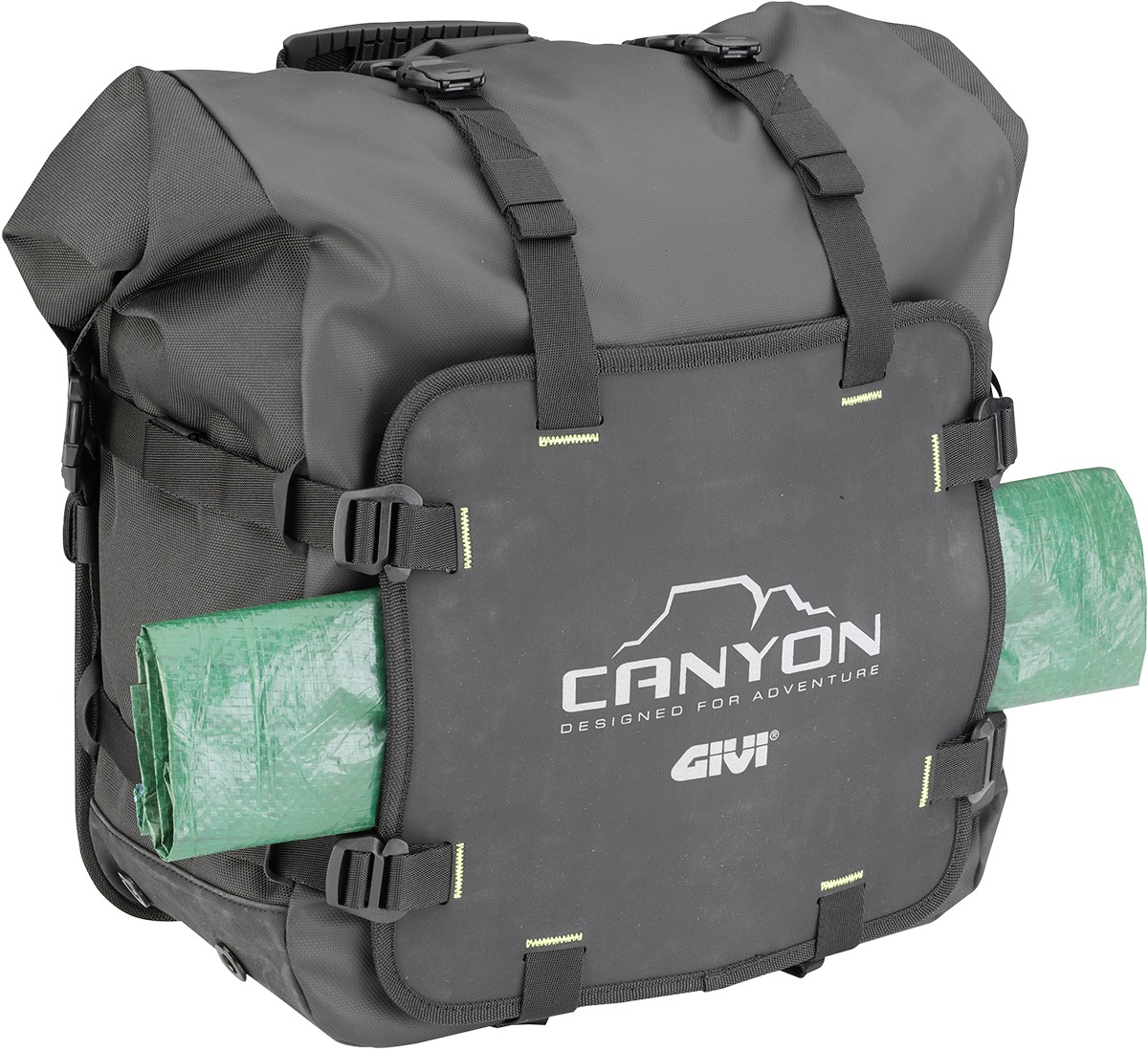 Givi GRT720 Canyon Adventure Saddlebags Black 25L Water Resistant - Click Image to Close