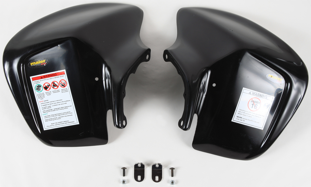 Front Fenders - Black - For 04-14 Honda TRX450 - Click Image to Close