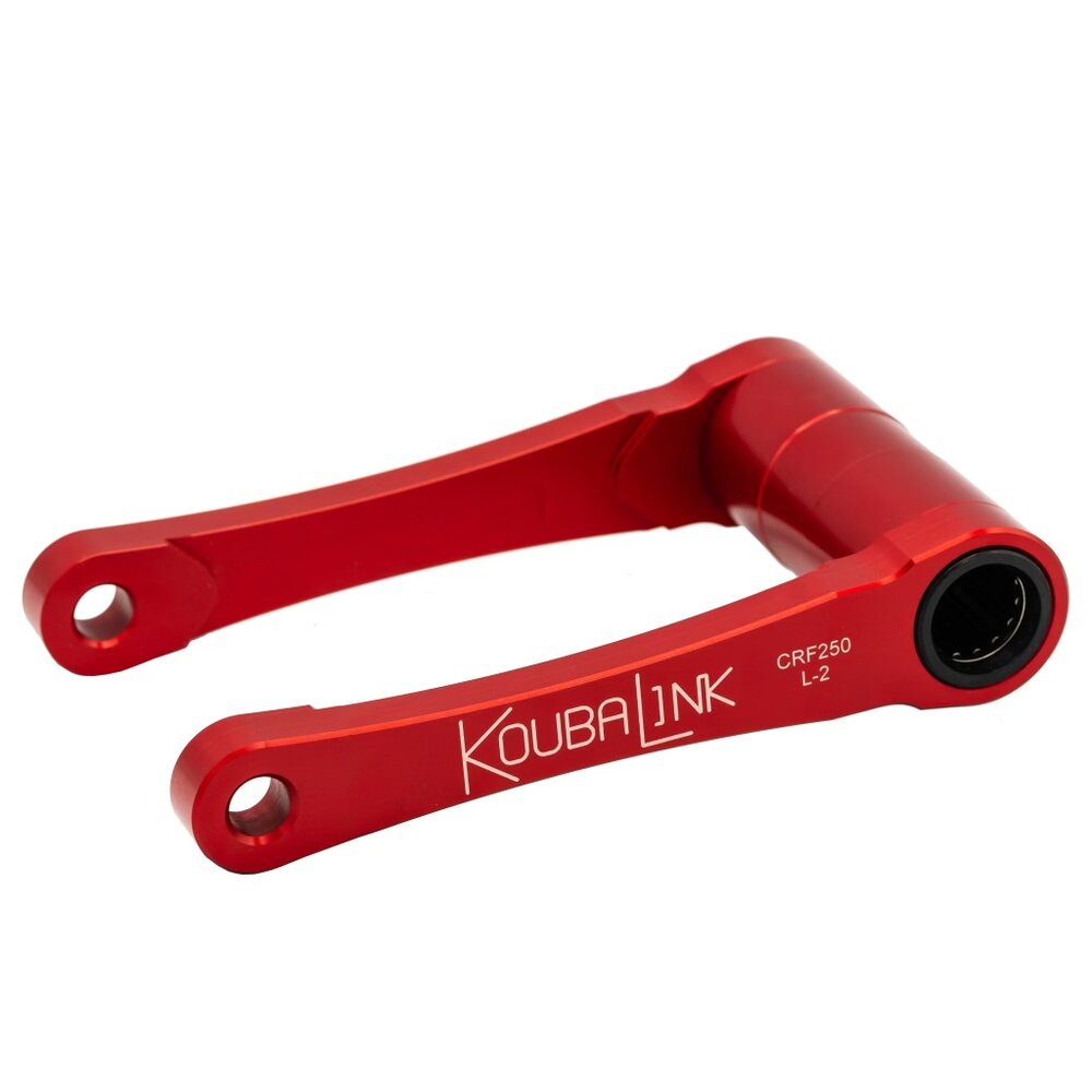 1.75" Lowering Link - Red, Lowers Rear Suspension 1.75 Inch - For 13-20 Honda CRF250L - Click Image to Close