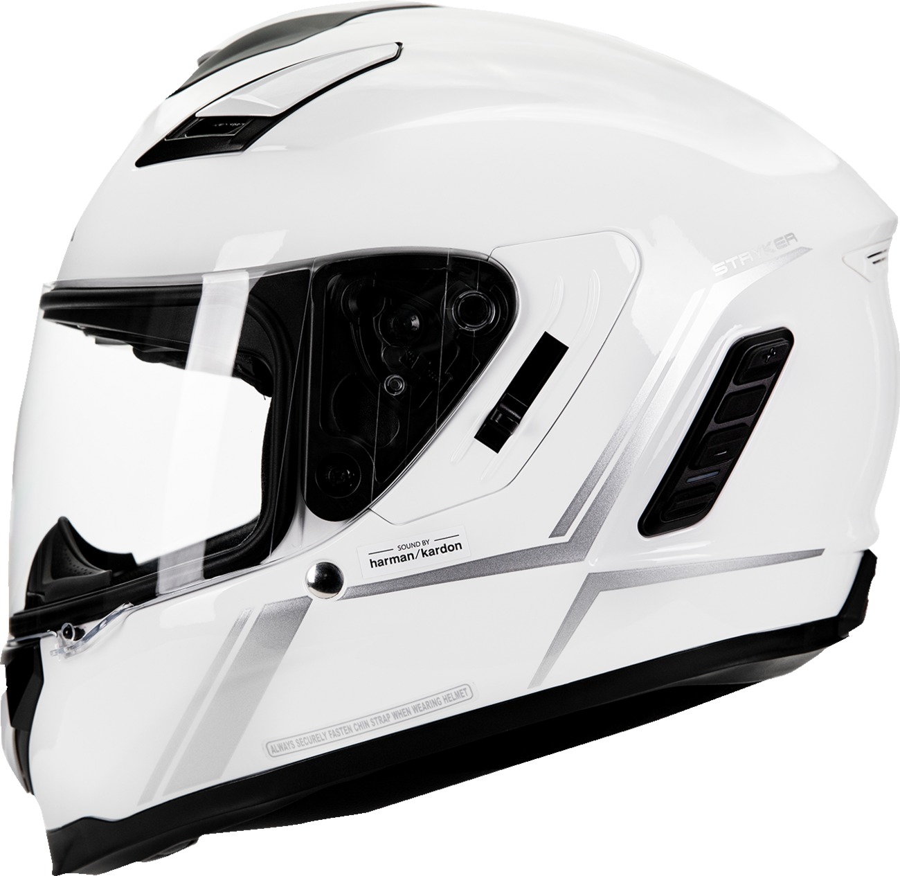 Sena Stryker Bluetooth Helmet Matte Black Medium - Click Image to Close