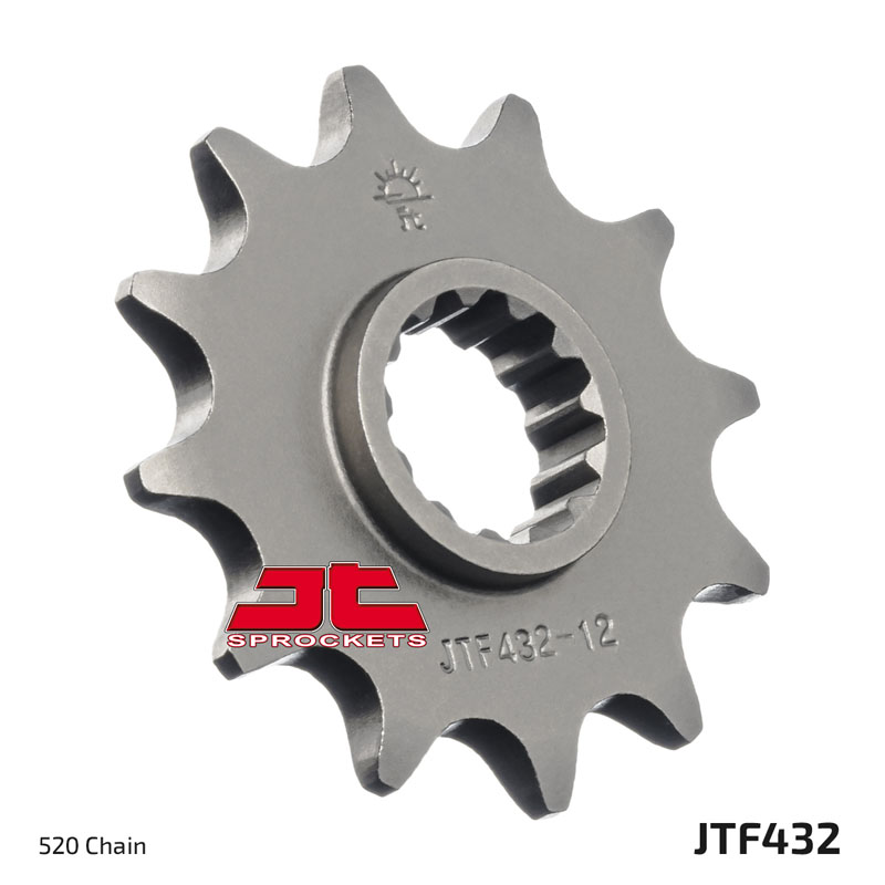 Front Steel Countershaft Sprocket - 11 Tooth 520 - Click Image to Close