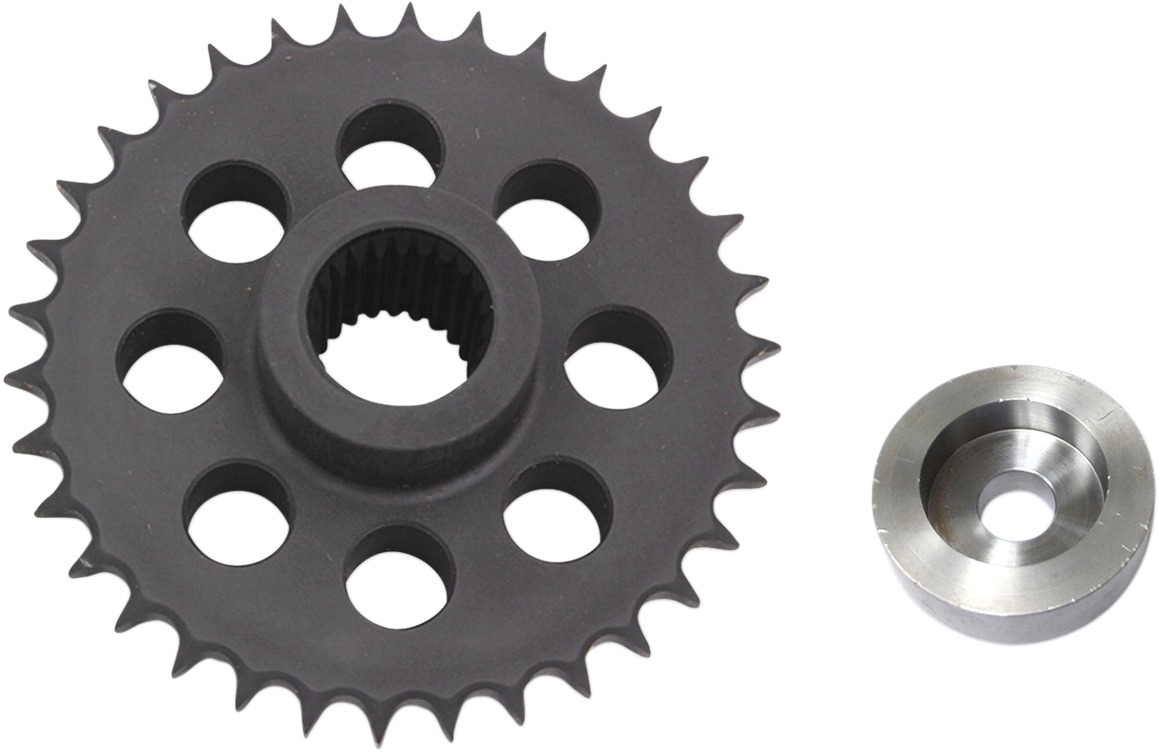 1-Piece Primary Sprocket 34T - Removes Compensator - For 17-20 HD Softail Touring - Click Image to Close