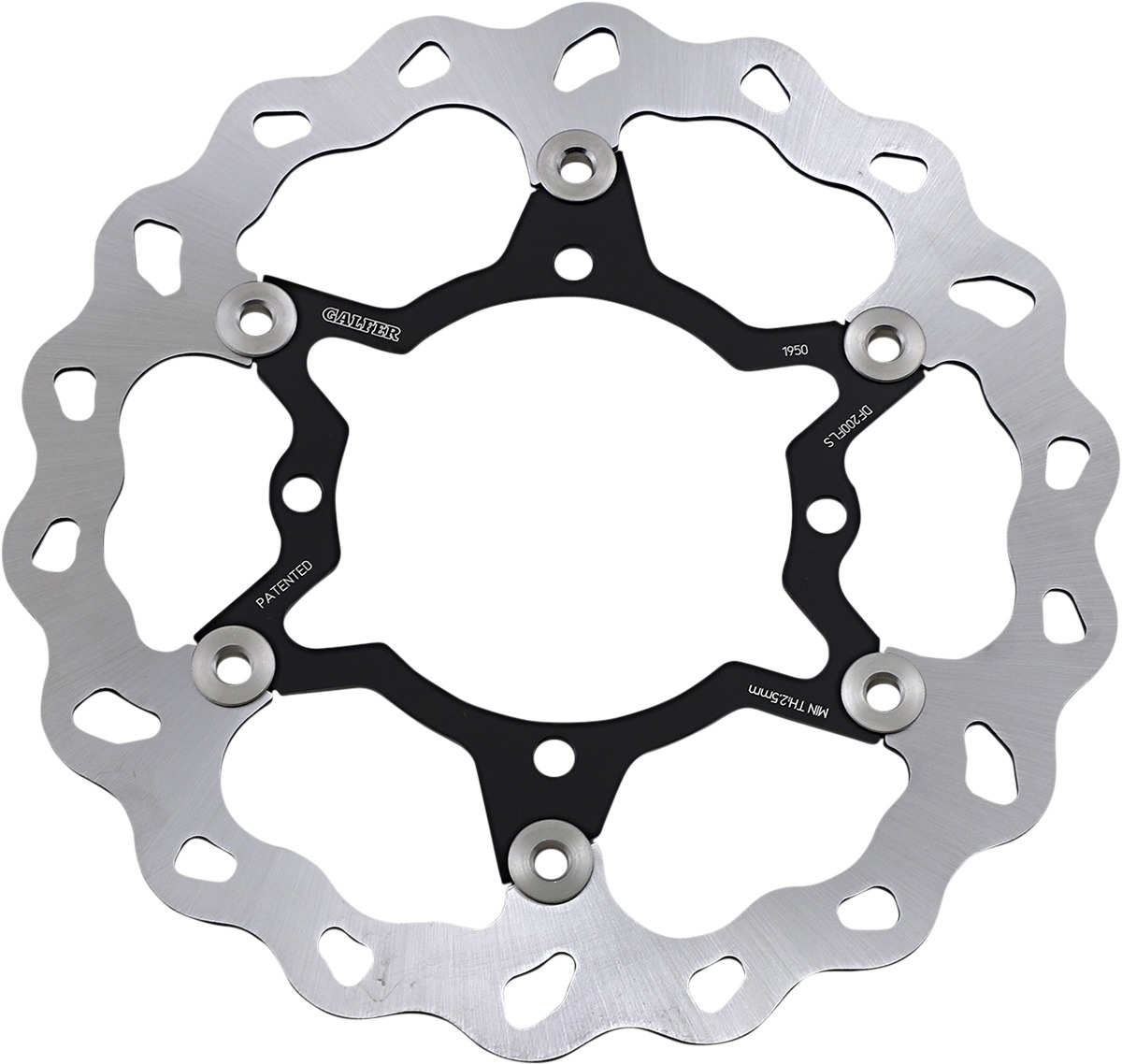 Oversized Floating Wave Brake Rotor - Front Disc - Click Image to Close