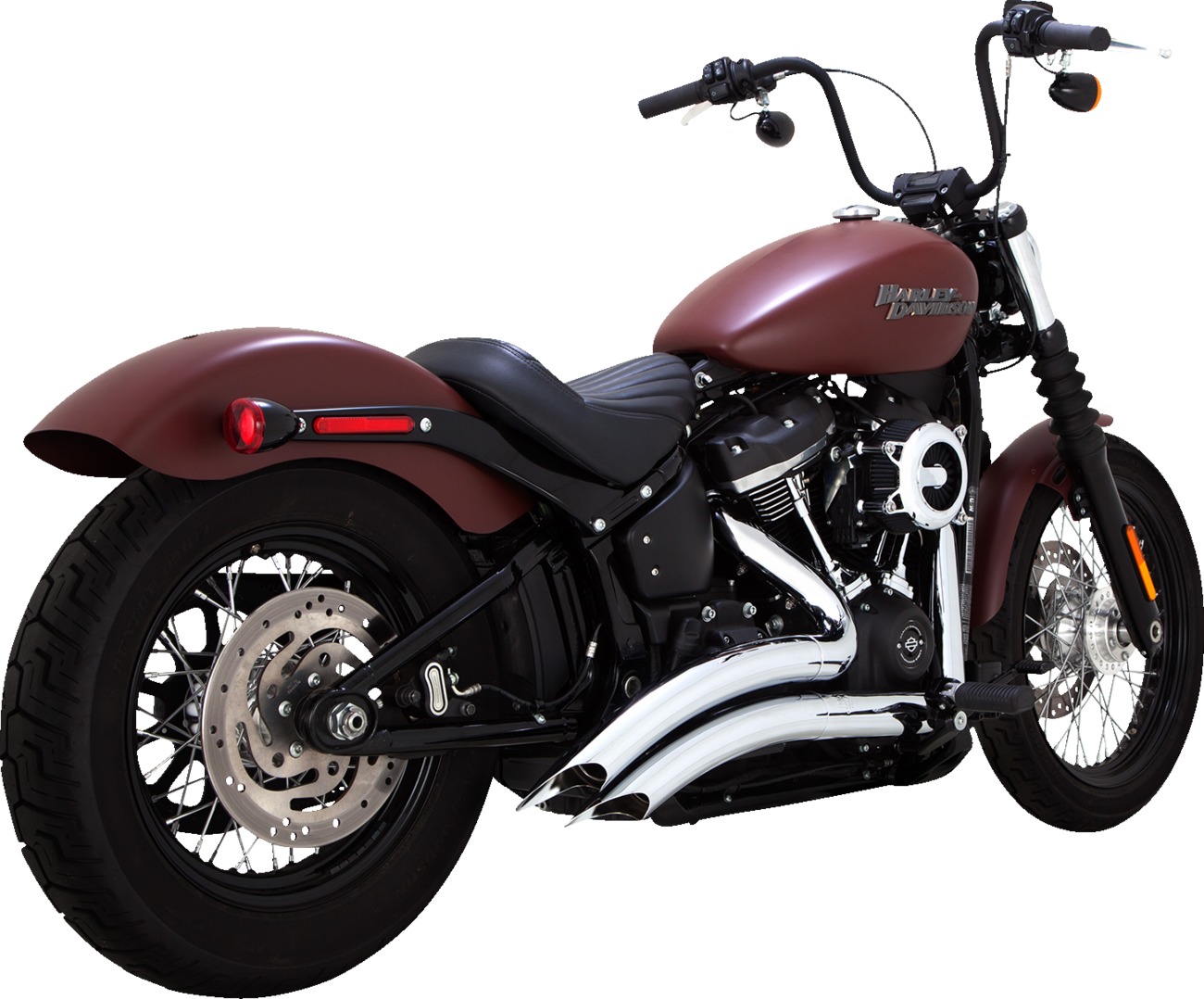 Vance and Hines 2-2 PCX Full System Exhaust Chrome Fits 18-22 Softail - Click Image to Close