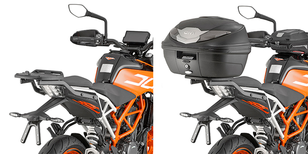 Top Case Mounting Hardware - For 17-18 KTM 390 Duke - Click Image to Close